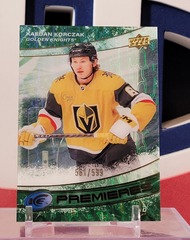 Kadean Korczak 2022-23 - Ud Ice Premieres Green Rookie /599 Upper Deck
